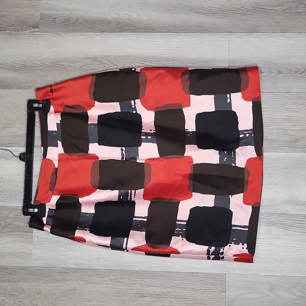 Kate Spade Womens 6 Silk Blend Jordan Lined Pencil Skirt Abstract‎ Colorful